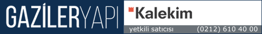 Kalekim Yetkili Satıcısı - Gaziler Yapı