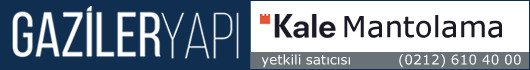 Kale Mantolama, Blue Safe, Mavi Kale Yetkili Satıcısı - Gaziler Yapı